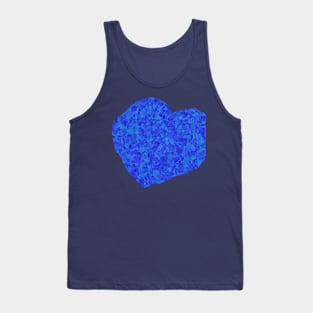 For you. Blue heart Tank Top